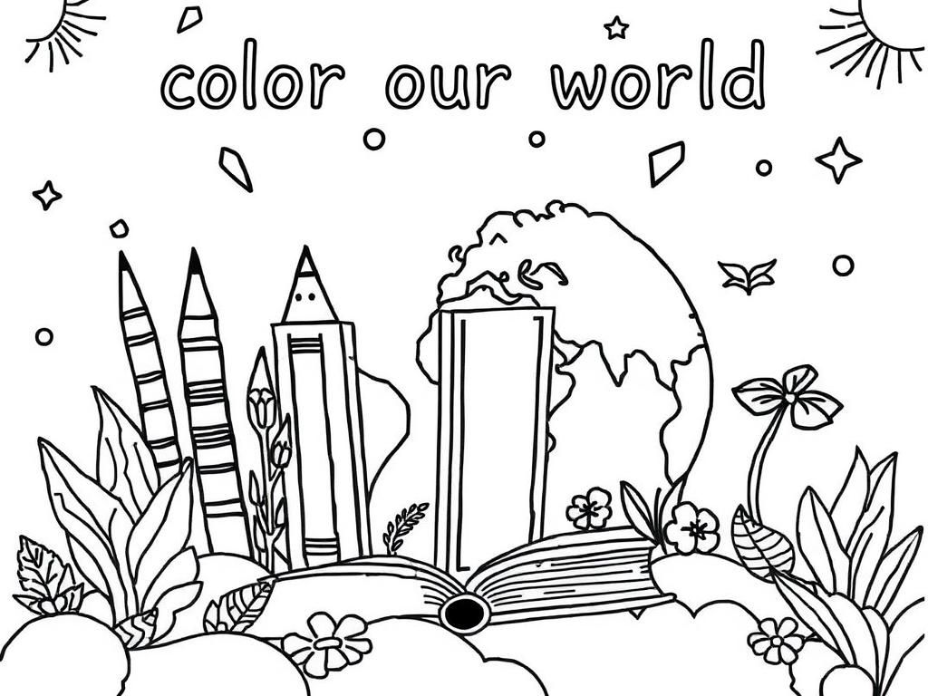 Color our world, books, teens,
