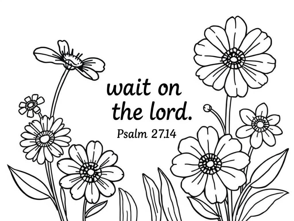 Flowers Coloring Page