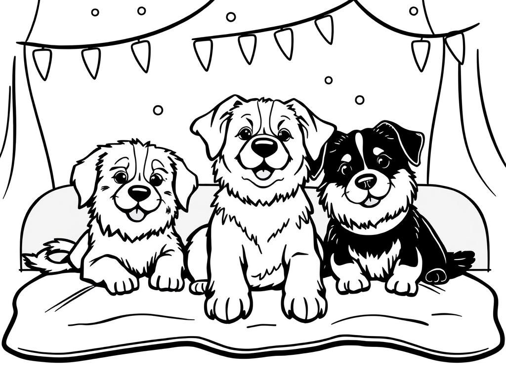 Preview of Comfy and cozy dog party