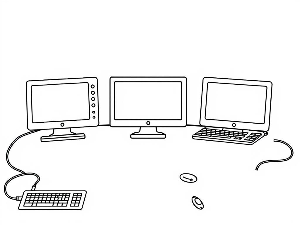 Computer Coloring Page