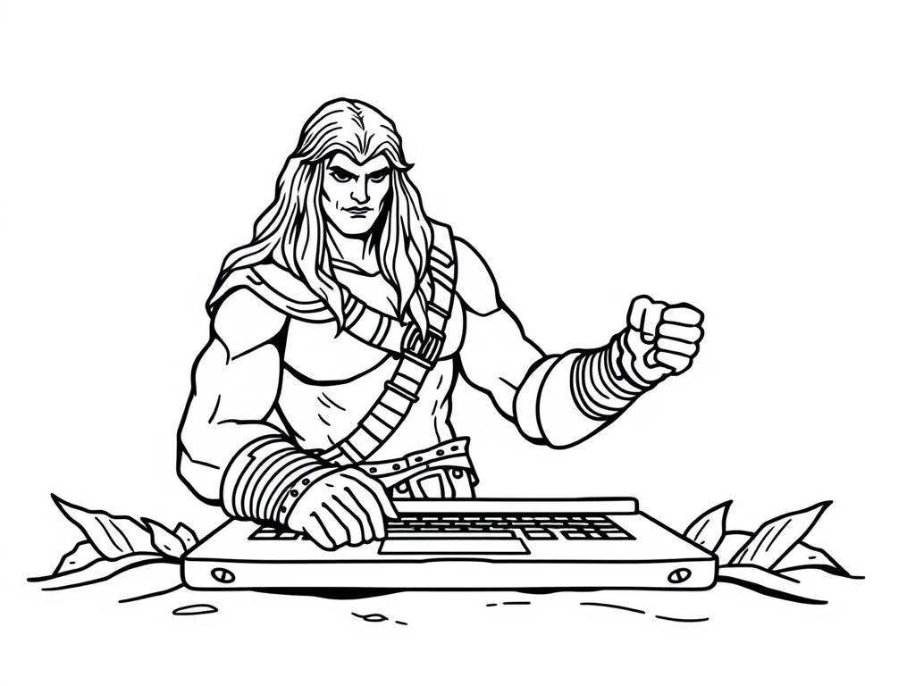 Preview of conan barbarian laptop