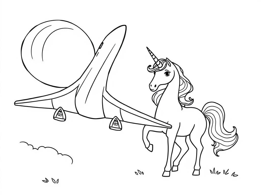 Preview of Concorde and a unicorn