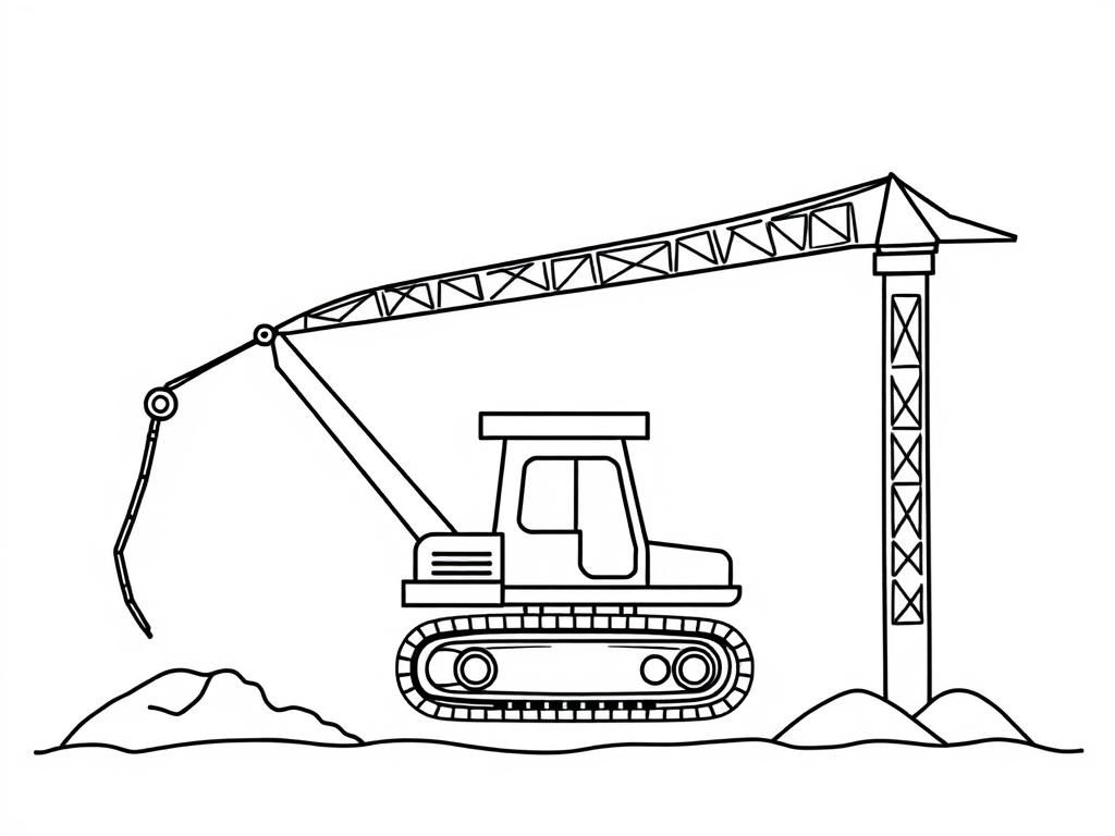 Construction, Simple, Minimalist, Icon, Flat Vector,