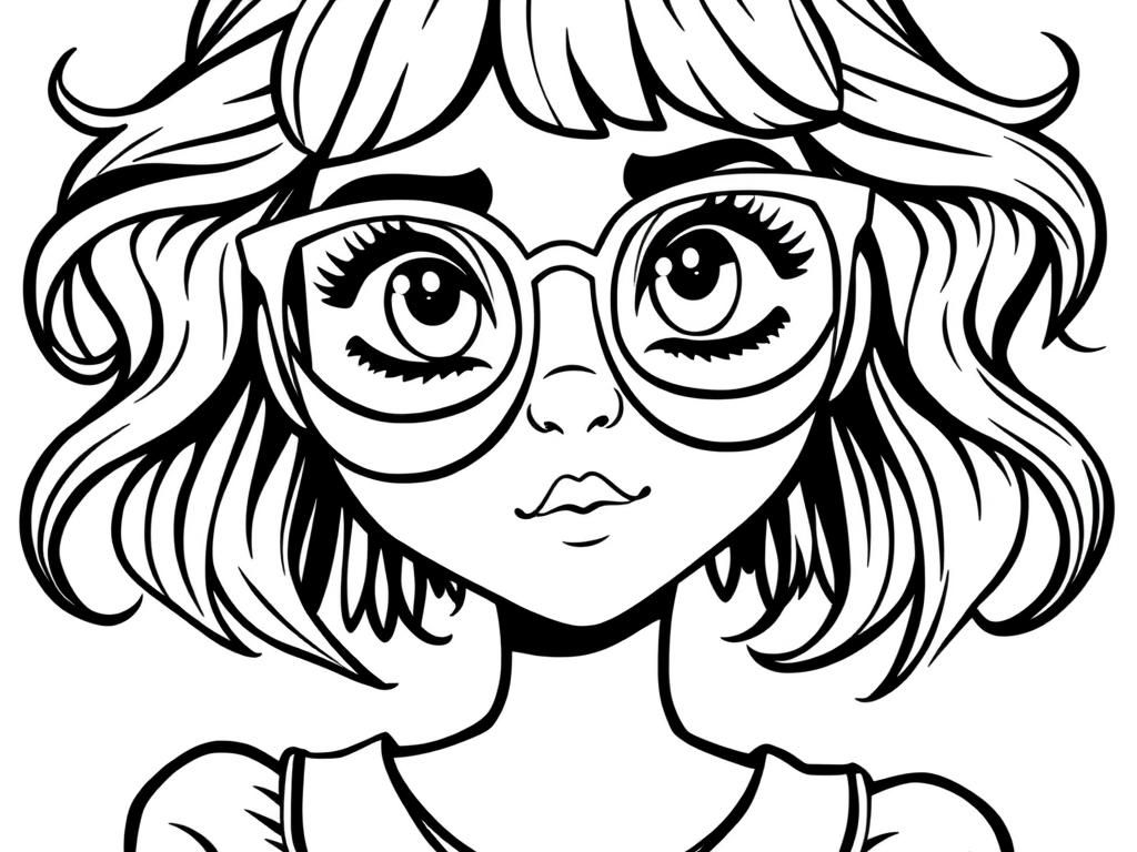 Preview of Cool billie girl with out glasses