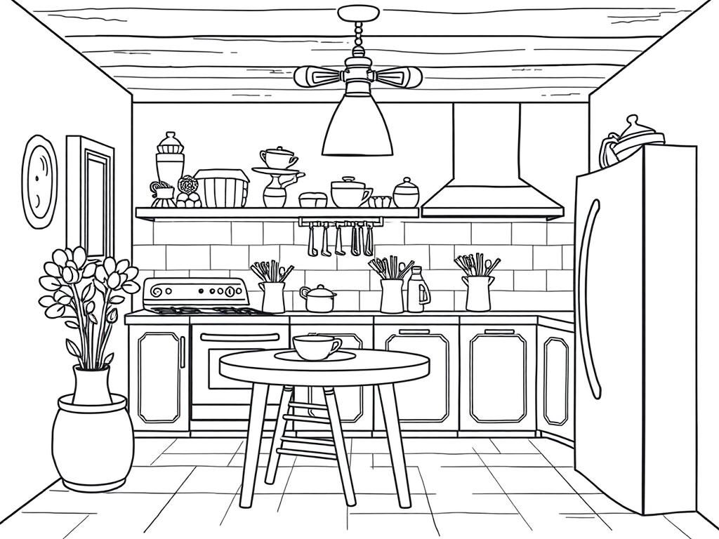 cozy kitchen