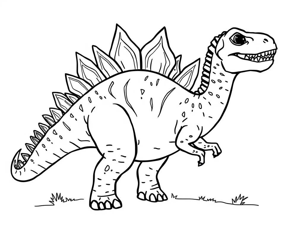 Preview of cracker spines on a dinosuar