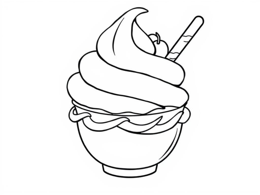cream from sonic but christmas themed - Free Printable Coloring Page