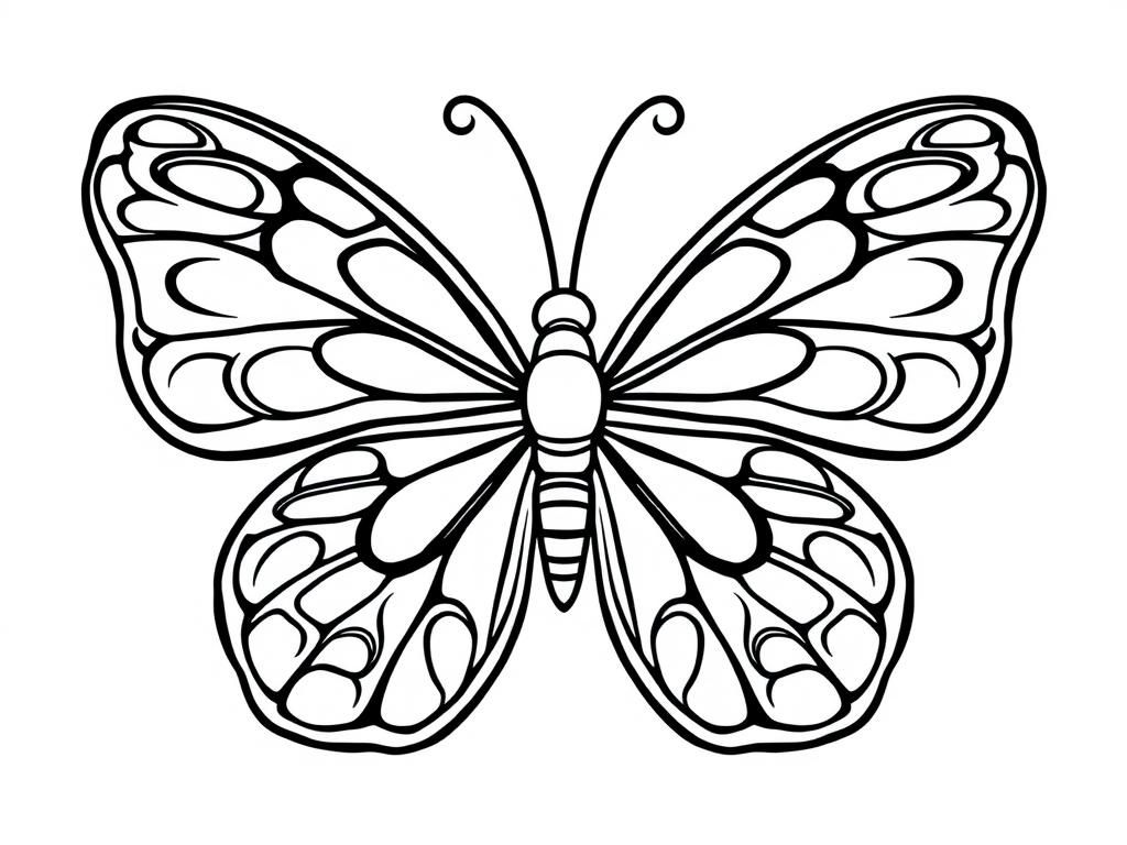 Butterfly Coloring Page