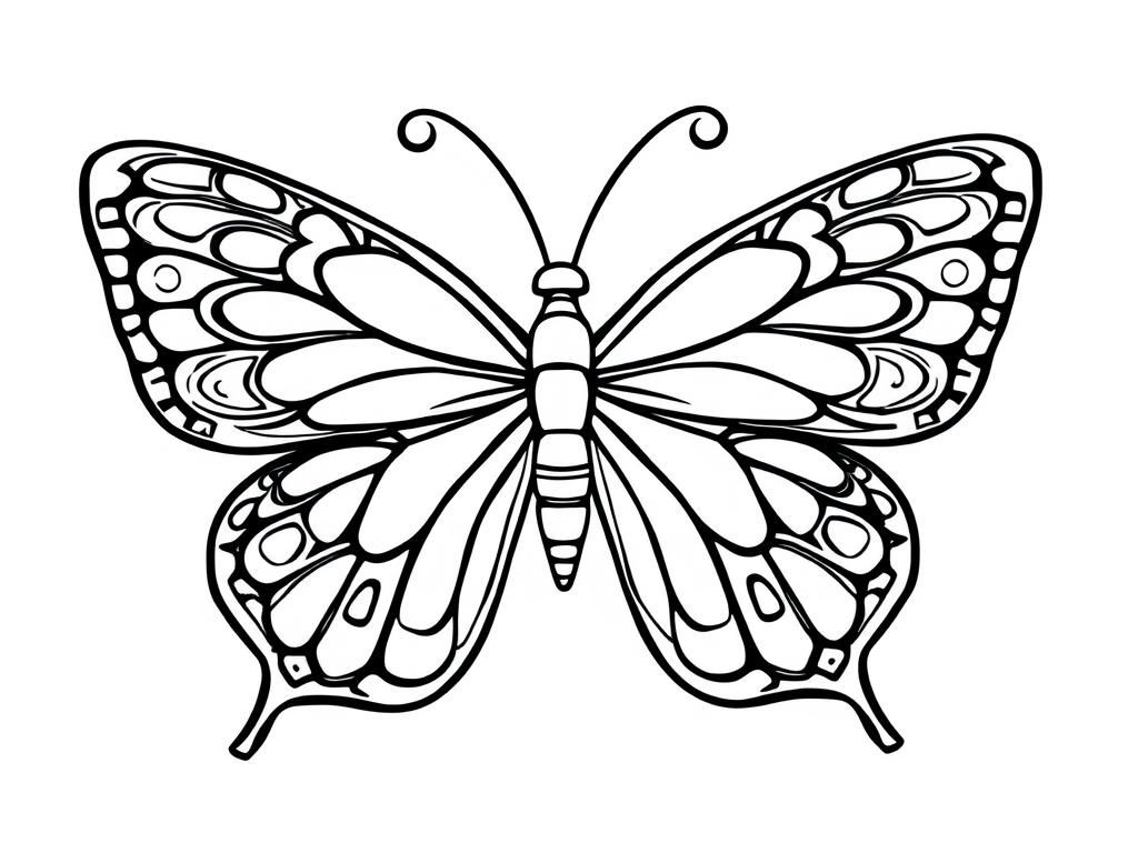 Butterfly Coloring Page