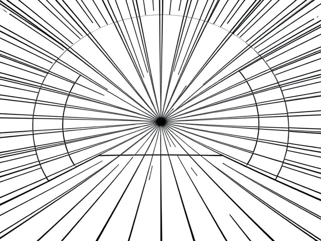 Abstract Lines Coloring Page