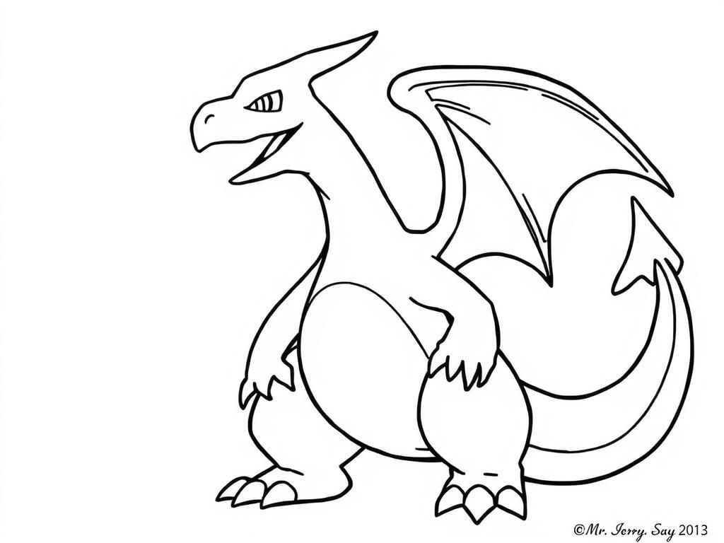 Draak kleurplaat