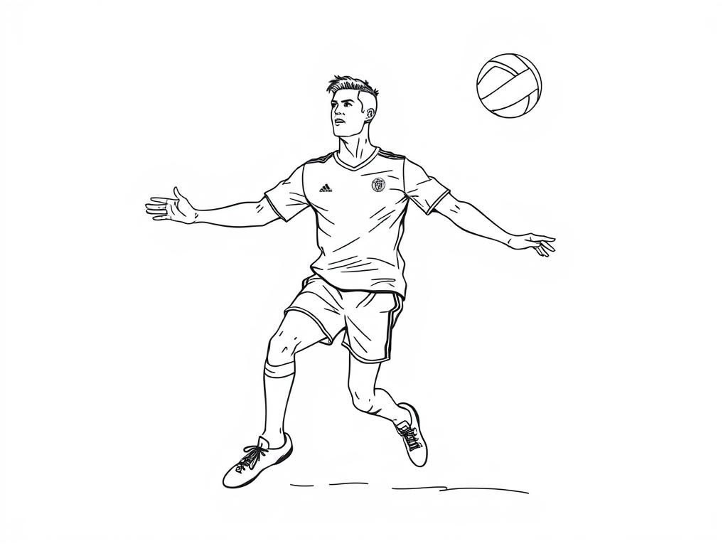 Cristiano Ronaldo play volleyball