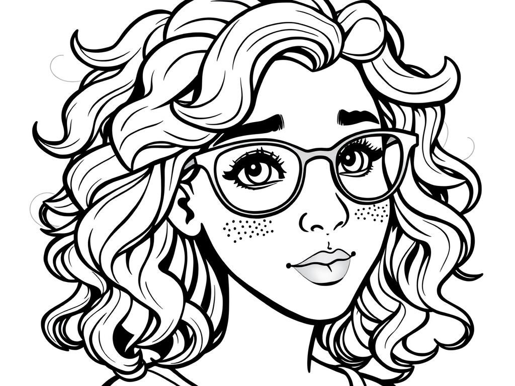 Portrait Coloring Page