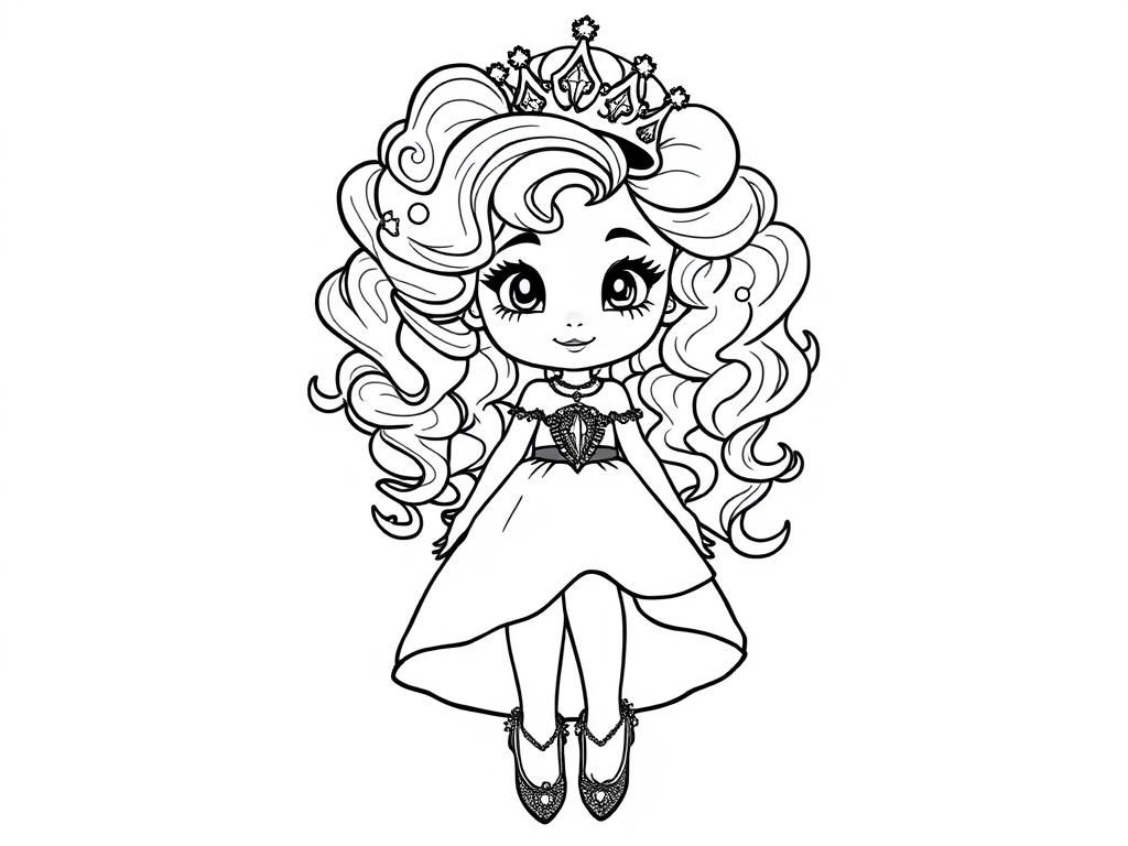 Princess Coloring Page