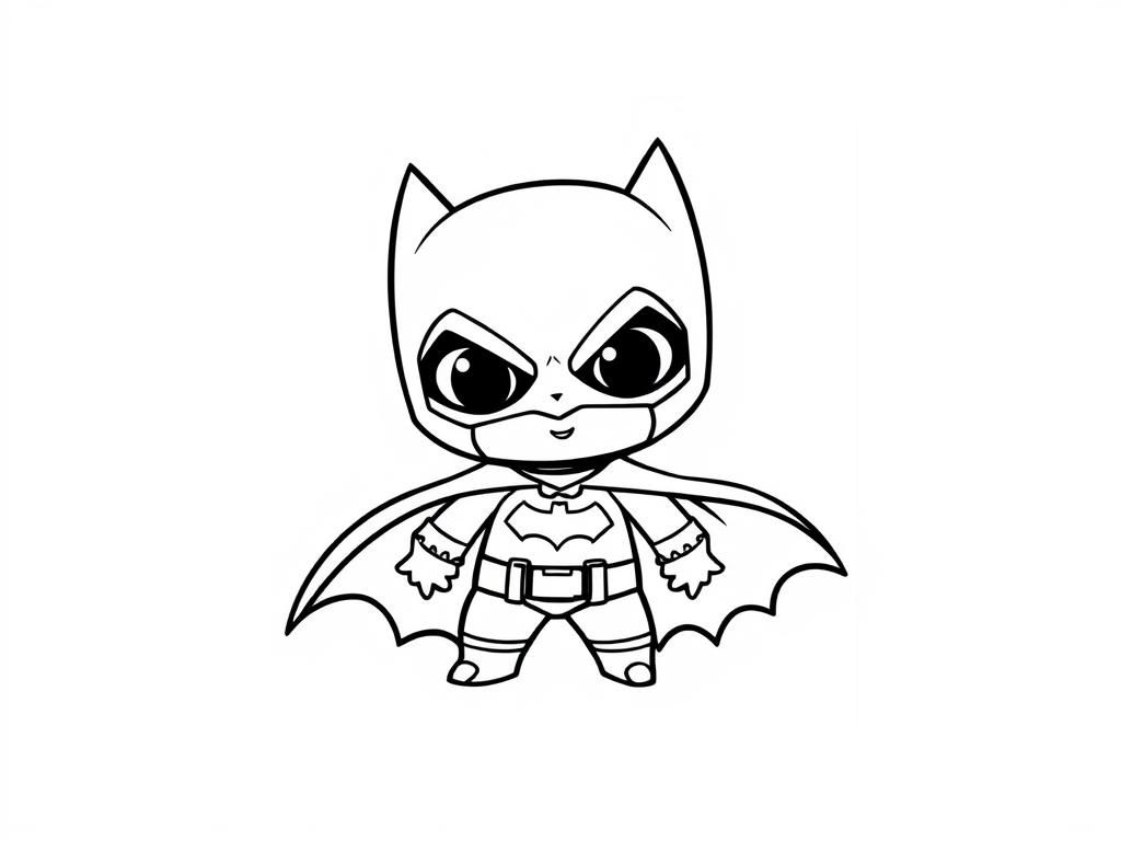 Batman Coloring Page for Kids