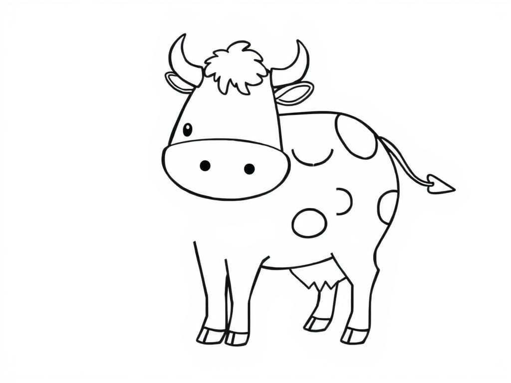 Cow Coloring Page