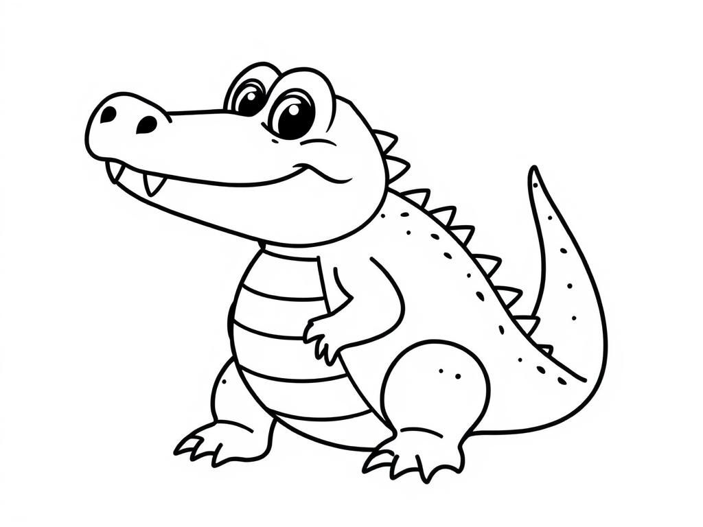 Preview of cute crocodile