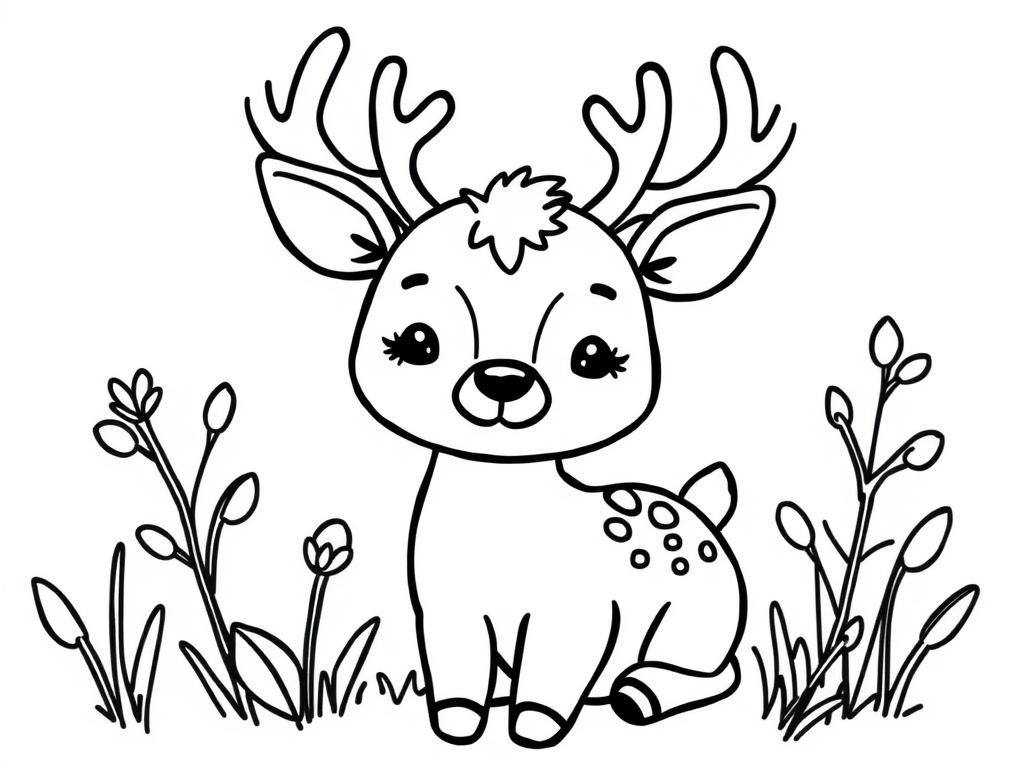 Preview of cute deer fasmily