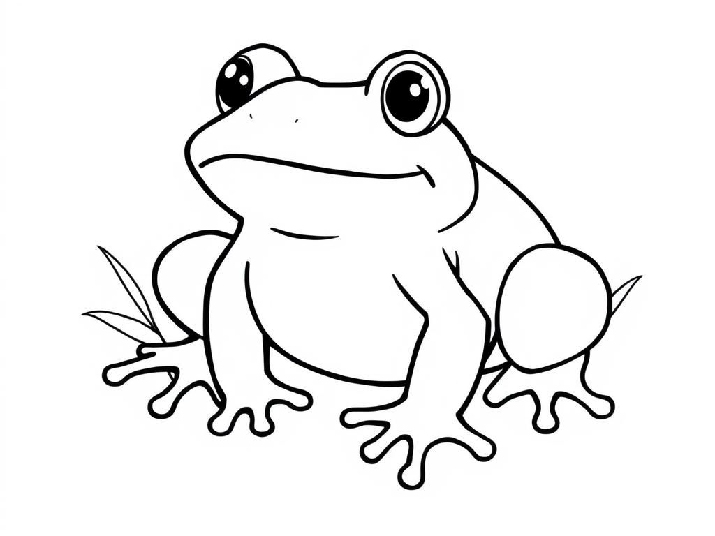Amphibians Coloring Page