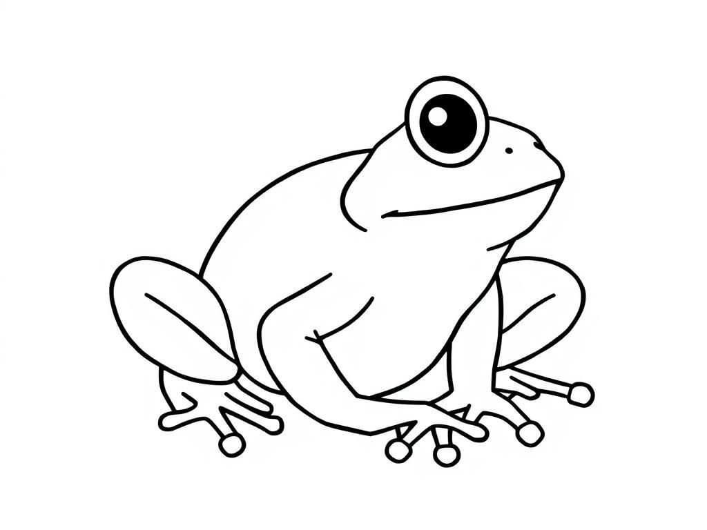 Frog Coloring Page