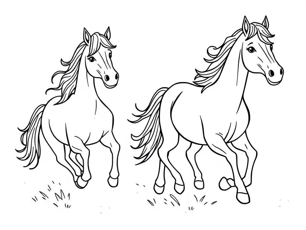 Horse Coloring Page