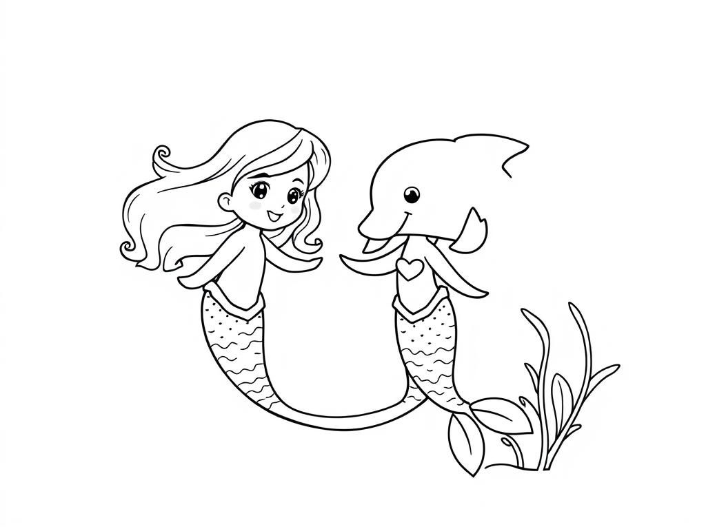 Ocean Creatures Coloring Page