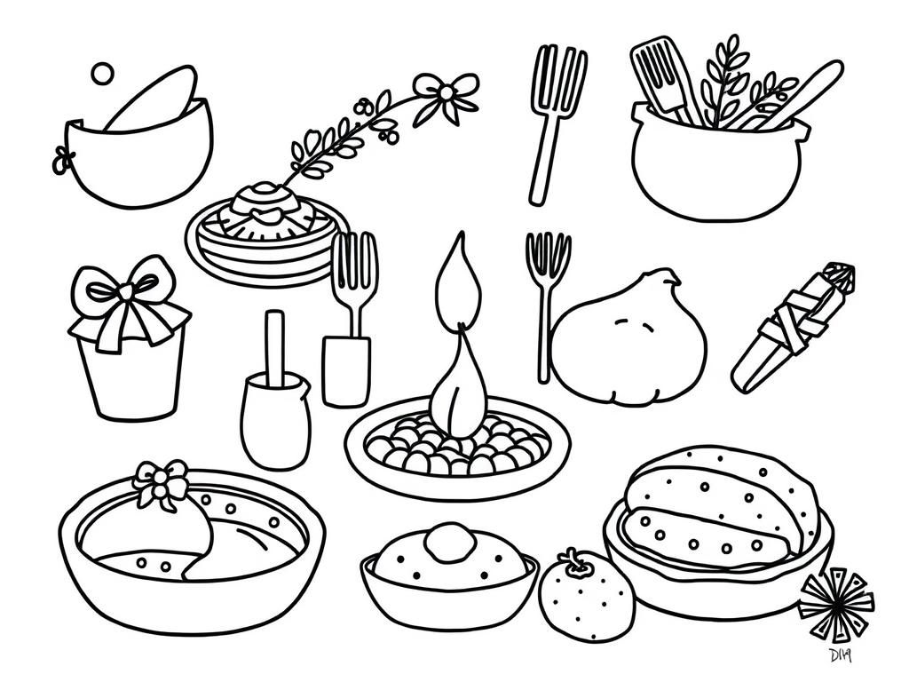 Food Coloring Page