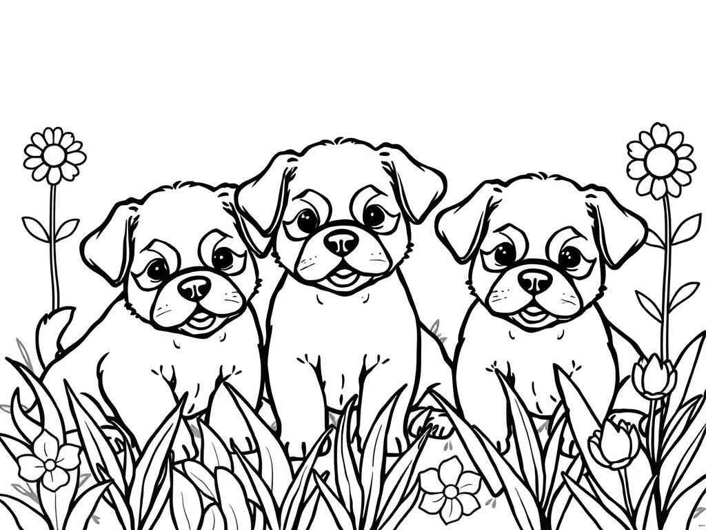 Puppy Coloring Page