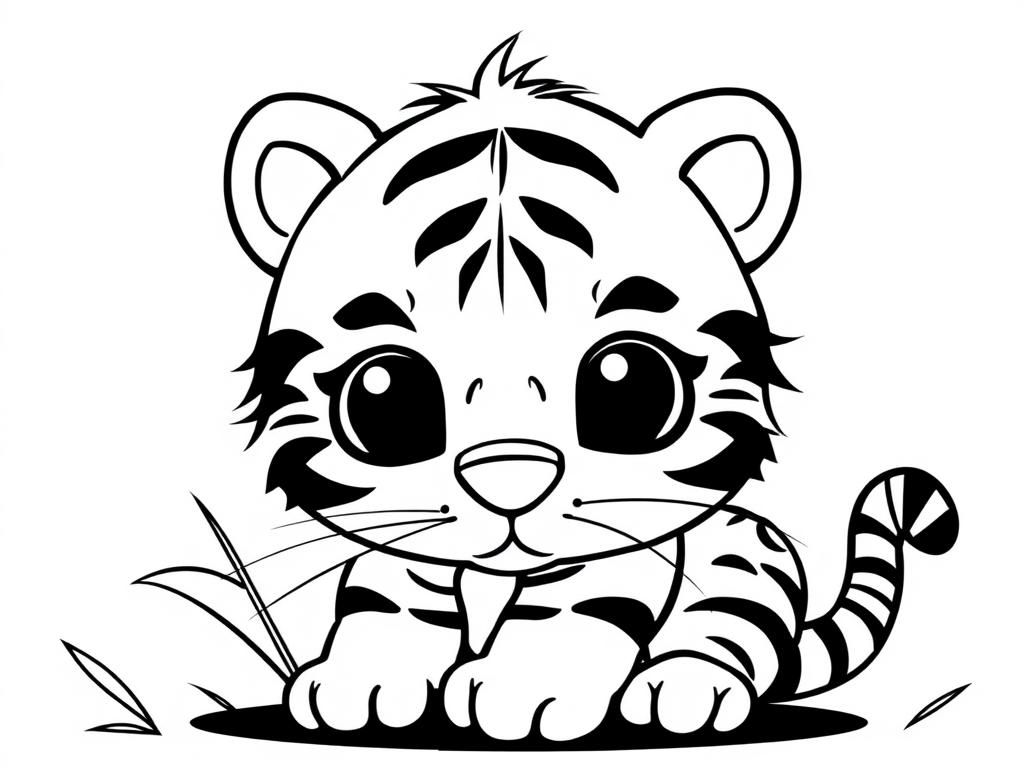 Preview of CUTE TIGER LITTLE