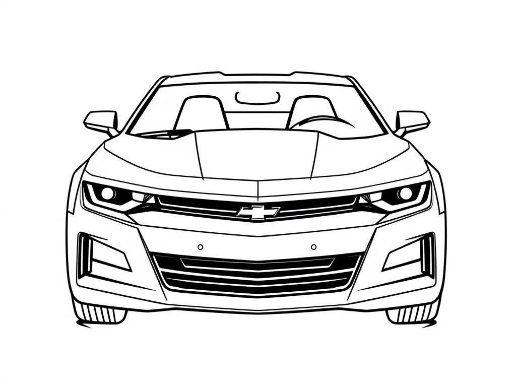 Automotive Coloring Page