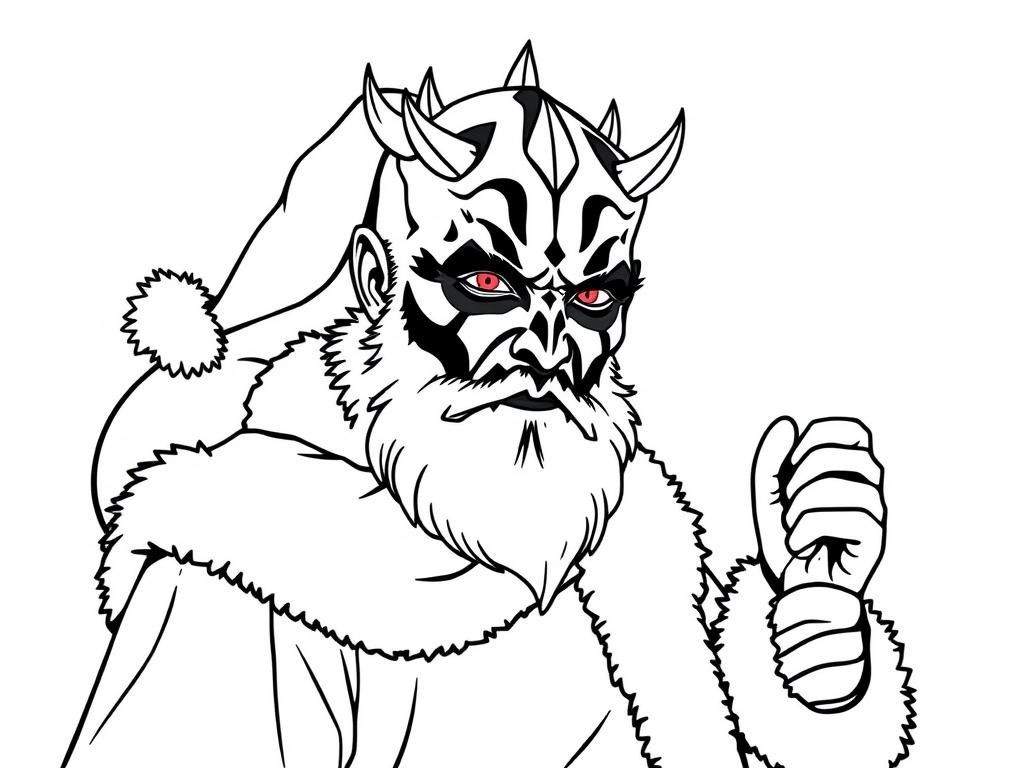 darth maul as santa