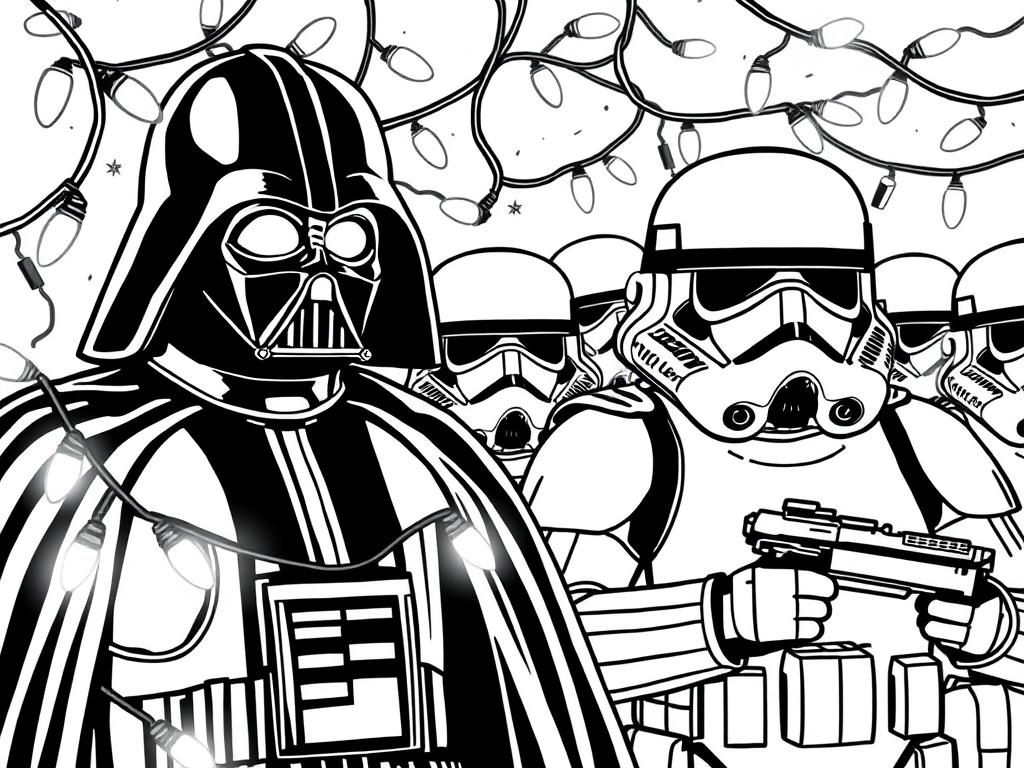 Star Wars Characters Coloring Page