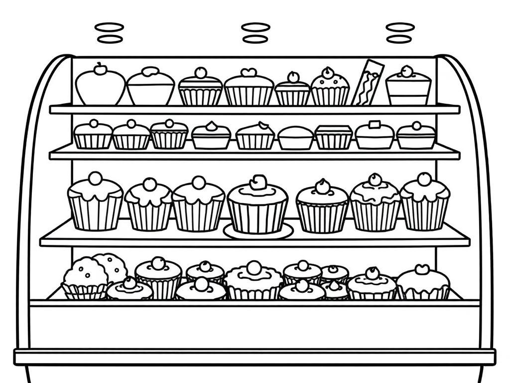 Preview of Dessert display case