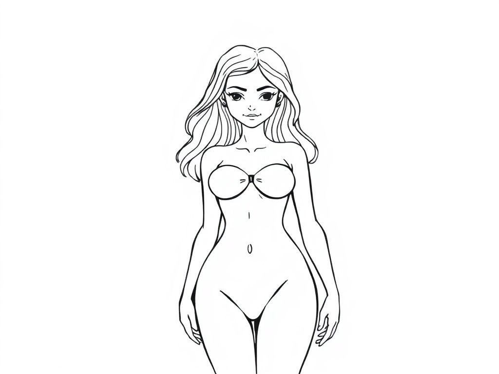 Detailed Female body