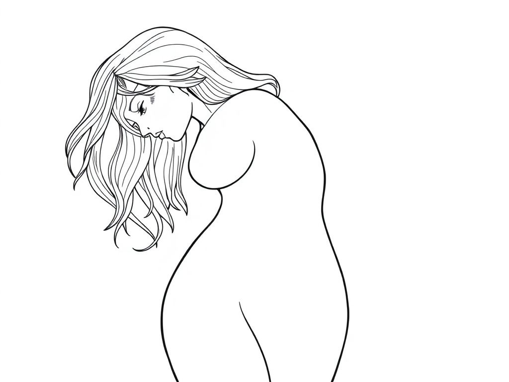 Detailed realistic Female body