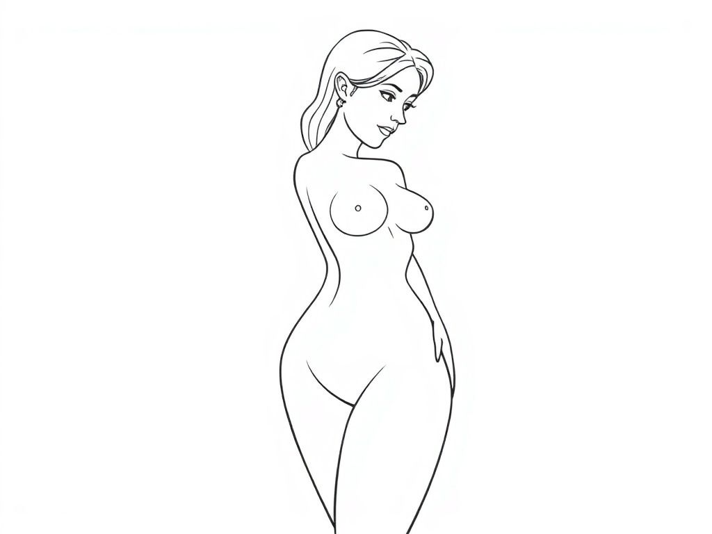 Detailed realistic Female body