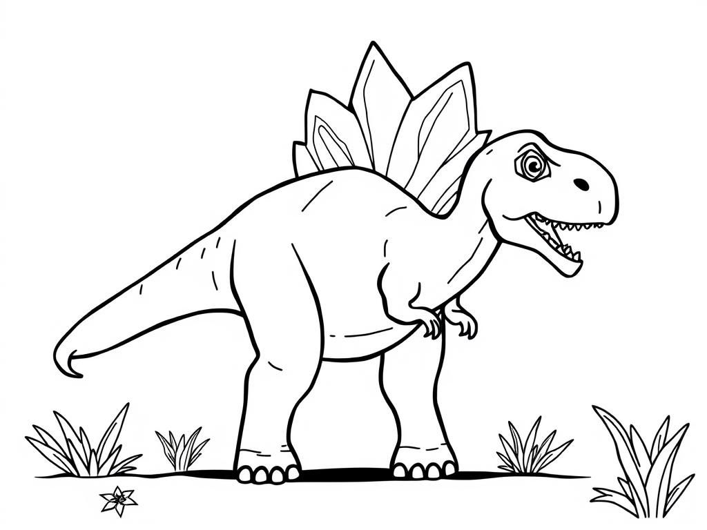 Spinosaurus Coloring Page