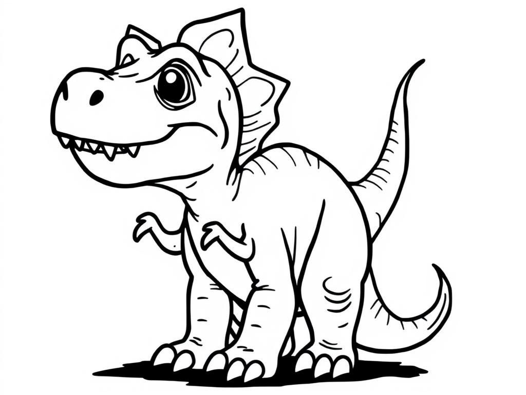Dinosaur Coloring Page