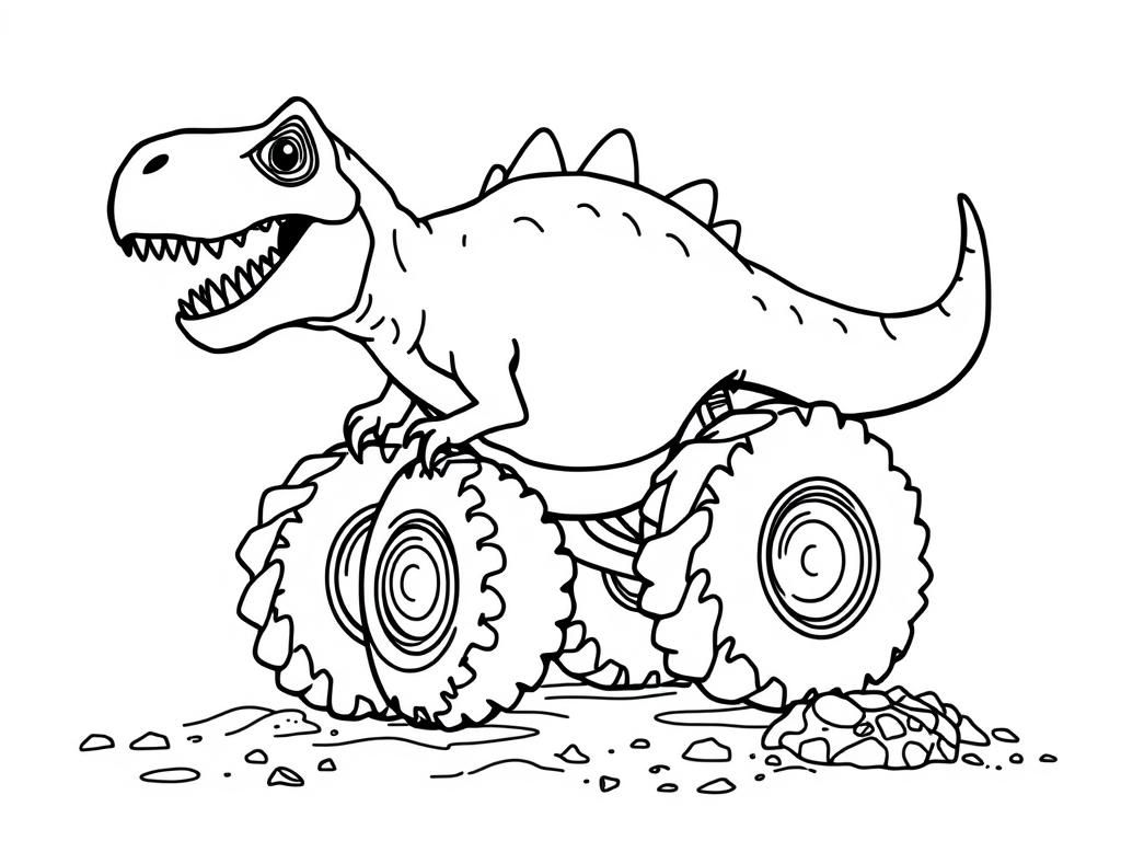 Dinosau Coloring Page