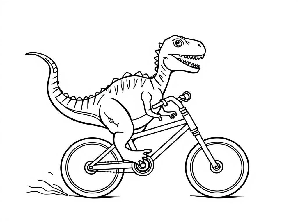 Dinosaur Coloring Page for Kids - Unleash Your Creativity