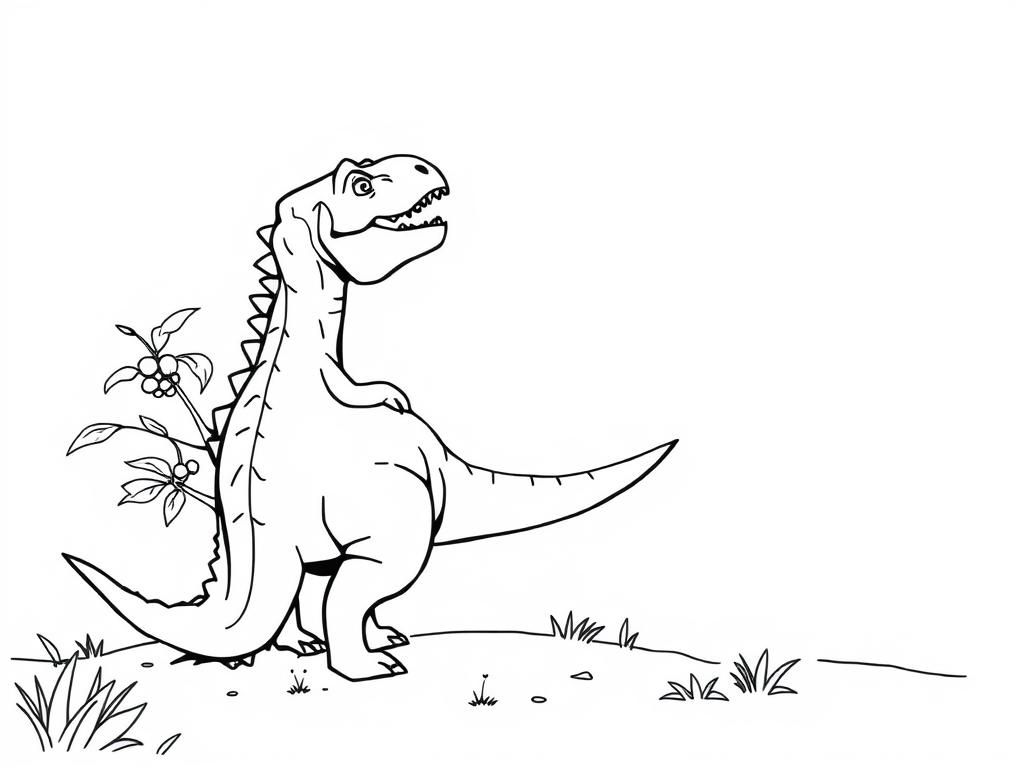 Dinosaur Coloring Page