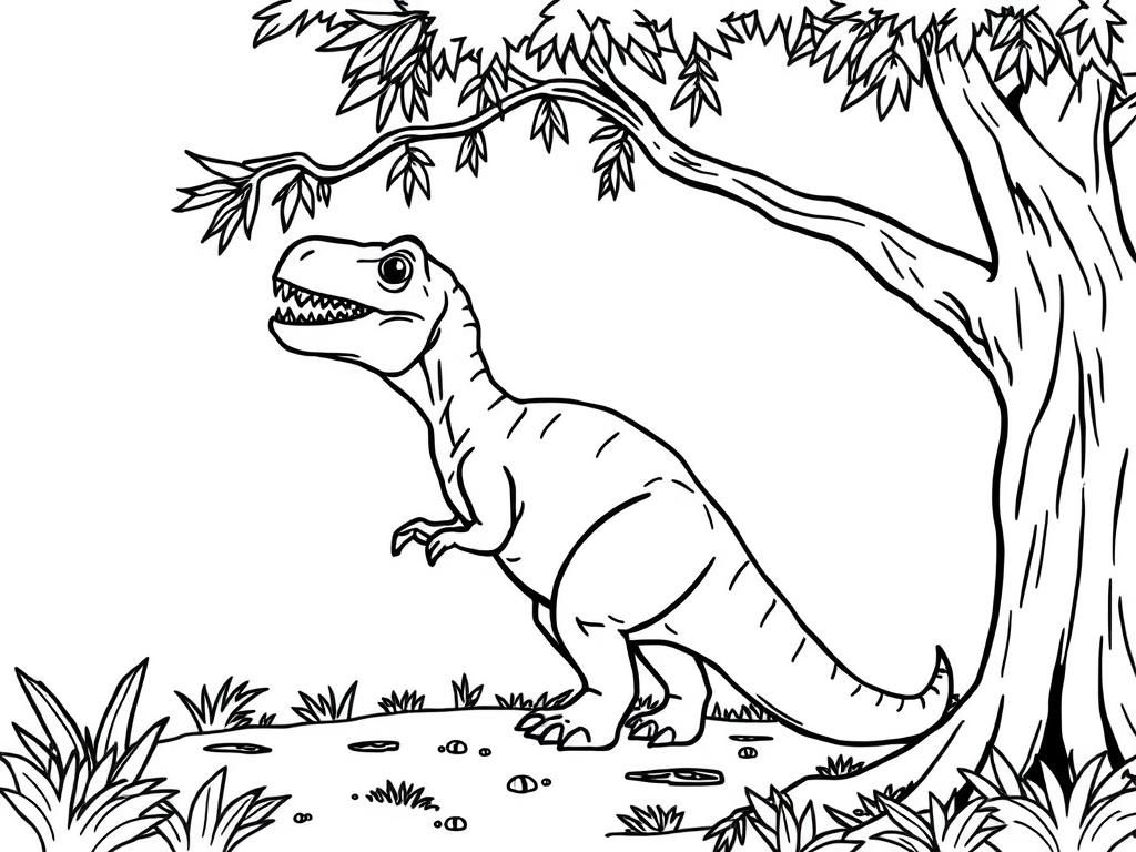 Dinosaur Coloring Page