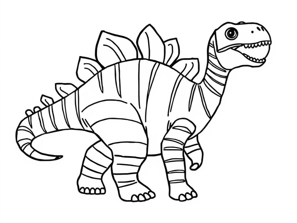 Stegosaurus Coloring Page