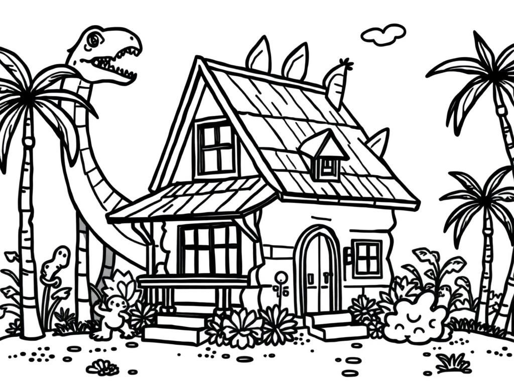 Preview of dinosaurus house