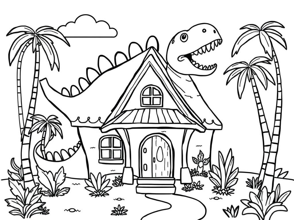 Preview of dinosaurus house