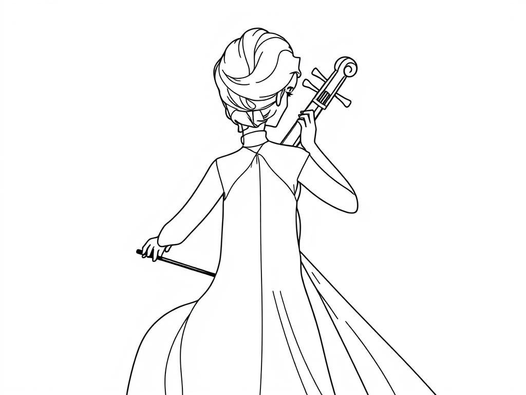 Music Coloring Page