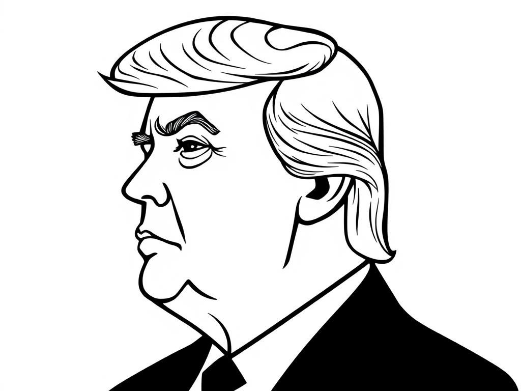 Man in Suit Coloring Page