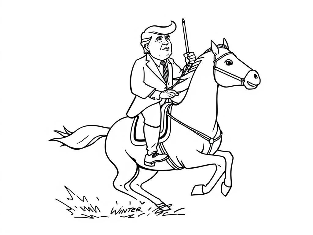 Horse Coloring Page - Unleash Your Creativity