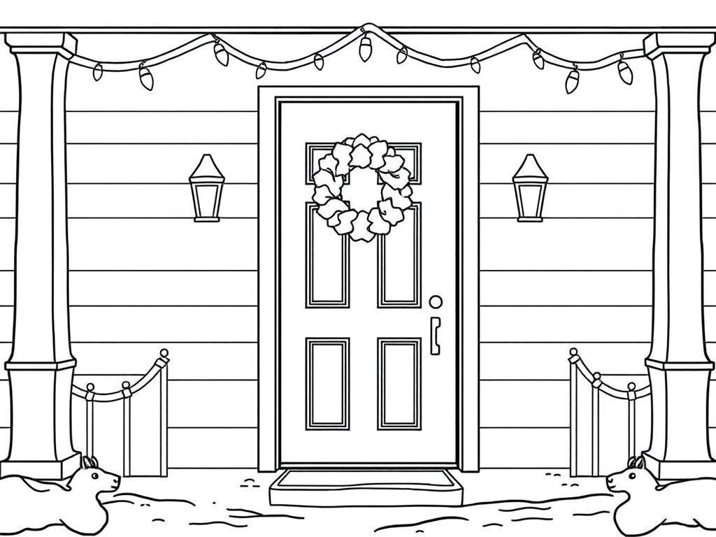 Holiday Coloring Page