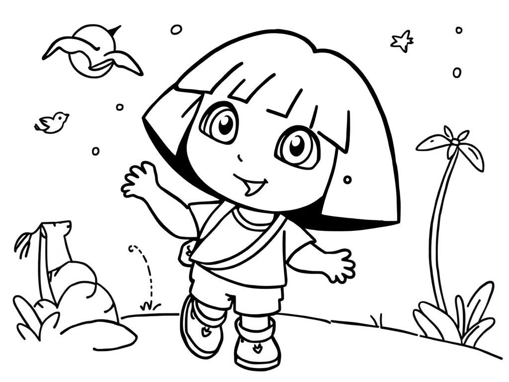 Dora exploring the world